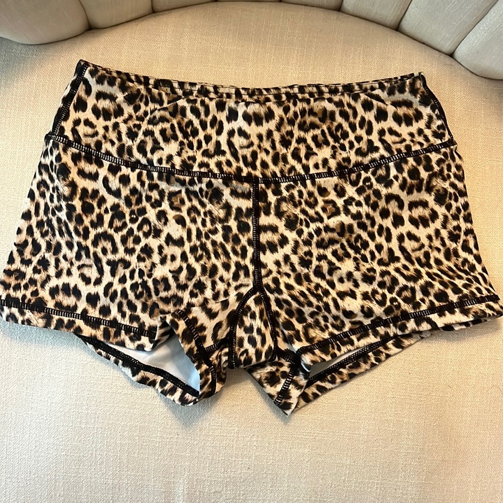 Savage Barbell Leopard Workout Shorts